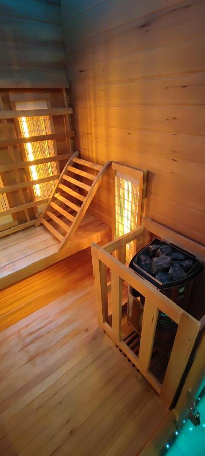 La Kaz Rhumantique Sauna And Spa Privatif La Rivière-Saint-Sauveur Buitenkant foto